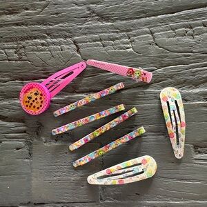 ❤️ like 5 or 10 deal ❤️ Hair Clips and Barrettes Set Shopkins